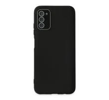 Samsung Galaxy A03S Kılıf Lansman Glass Kapak - Siyah