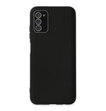 Samsung Galaxy A03S Kılıf Lansman Glass Kapak - Siyah