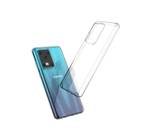 Samsung Galaxy S20 Ultra Kılıf Lüx Şeffaf Silikon