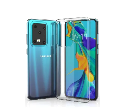 Samsung Galaxy S20 Ultra Kılıf Lüx Şeffaf Silikon