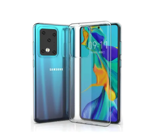 Samsung Galaxy S20 Ultra Kılıf Lüx Şeffaf Silikon