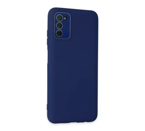 Samsung Galaxy A03S Kılıf Lansman Glass Kapak - Sky Blue