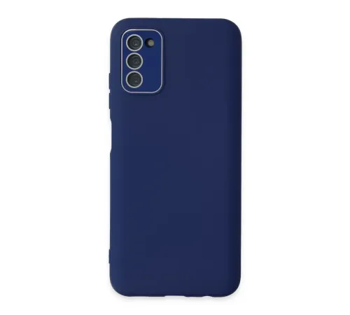 Samsung Galaxy A03S Kılıf Lansman Glass Kapak - Sky Blue