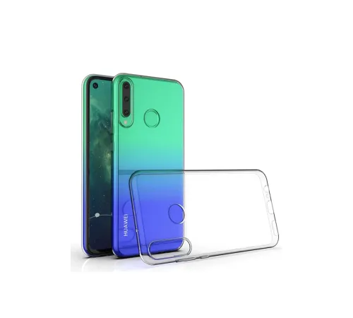Huawei Y6P Kılıf Lüx Şeffaf Silikon - Şeffaf