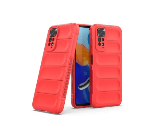 Xiaomi Redmi Note 11 Kılıf Optimum Silikon - Kırmızı
