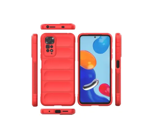 Xiaomi Redmi Note 11 Kılıf Optimum Silikon - Kırmızı
