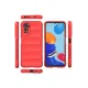 Xiaomi Redmi Note 11 Kılıf Optimum Silikon - Kırmızı