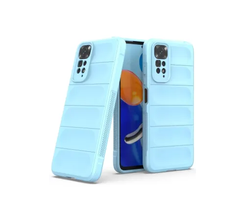 Xiaomi Redmi Note 11 Kılıf Optimum Silikon - Sky Blue