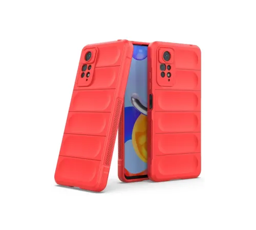 Xiaomi Redmi Note 11 Pro Kılıf Optimum Silikon - Kırmızı