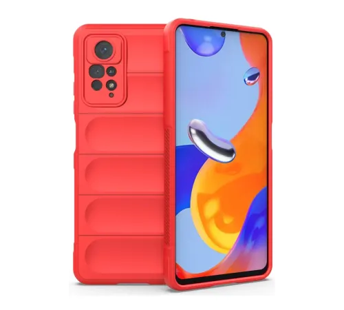 Xiaomi Redmi Note 11 Pro Kılıf Optimum Silikon - Kırmızı