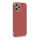 Apple iPhone 12 Pro Kılıf Volet Silikon - Kırmızı