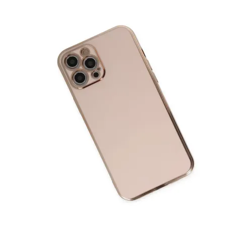 Apple iPhone 12 Pro Kılıf Volet Silikon - Pembe