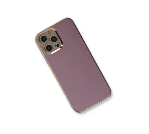 Apple iPhone 12 Pro Kılıf Volet Silikon - Mor