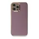 Apple iPhone 12 Pro Kılıf Volet Silikon - Mor