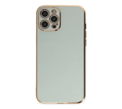 Apple iPhone 12 Pro Kılıf Volet Silikon - Açık Yeşil