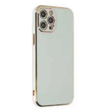 Apple iPhone 12 Pro Kılıf Volet Silikon - Açık Yeşil
