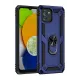 Samsung Galaxy A03 Kılıf Sofya Yüzüklü Silikon Kapak - Lacivert