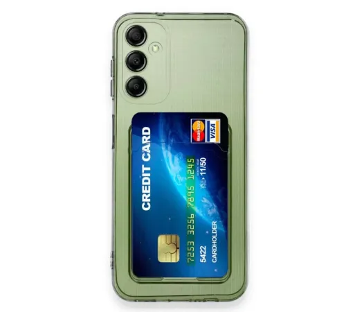 Samsung Galaxy A16 5G Kılıf Kart Şeffaf Silikon - Şeffaf