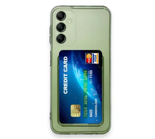 Samsung Galaxy A16 5G Kılıf Kart Şeffaf Silikon - Şeffaf