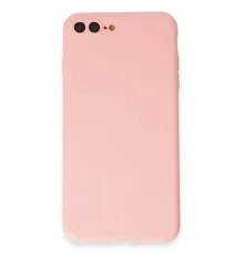 Apple iPhone 7 Plus Kılıf First Silikon - Pudra
