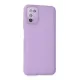 Samsung Galaxy A03S Kılıf Lansman Glass Kapak - Lila