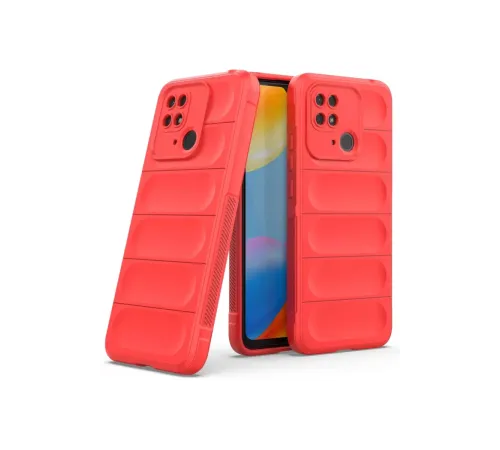 Xiaomi Redmi 10C Kılıf Optimum Silikon - Kırmızı