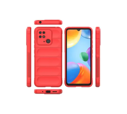 Xiaomi Redmi 10C Kılıf Optimum Silikon - Kırmızı