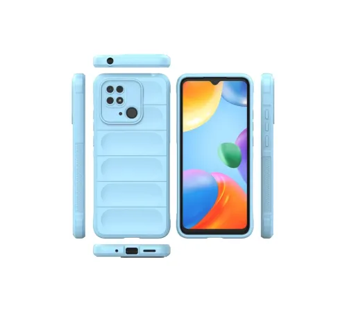 Xiaomi Redmi 10C Kılıf Optimum Silikon - Sky Blue