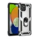 Samsung Galaxy A03 Kılıf Sofya Yüzüklü Silikon Kapak - Gümüş