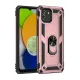 Samsung Galaxy A03 Kılıf Sofya Yüzüklü Silikon Kapak - Rose