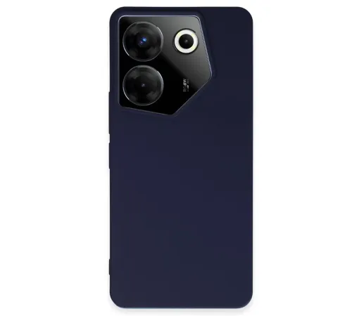 Tecno Camon 20 Pro 5G Kılıf First Silikon - Lacivert