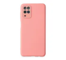 Samsung Galaxy A22 Kılıf Lansman Glass Kapak - Pembe