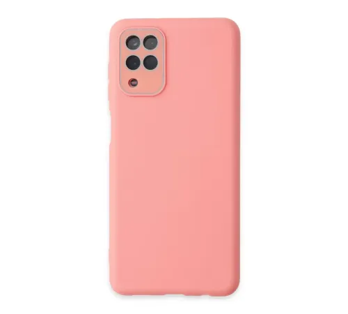 Samsung Galaxy A22 Kılıf Lansman Glass Kapak - Pembe