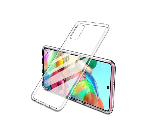 Realme 7 Pro Kılıf Lüx Şeffaf Silikon - Şeffaf