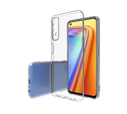 Realme 7 Pro Kılıf Lüx Şeffaf Silikon - Şeffaf
