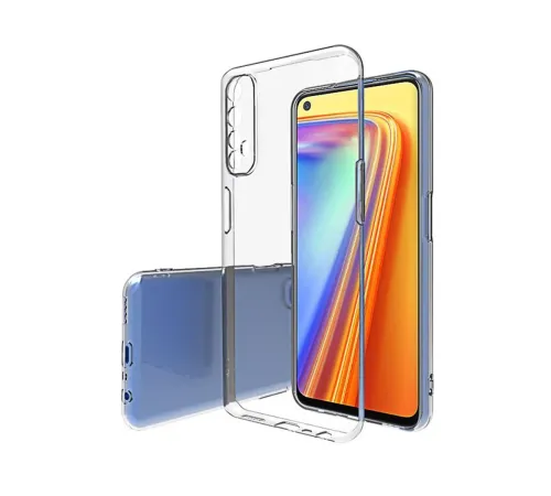 Realme 7 Pro Kılıf Lüx Şeffaf Silikon - Şeffaf