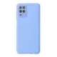 Samsung Galaxy A22 Kılıf Lansman Glass Kapak - Mavi