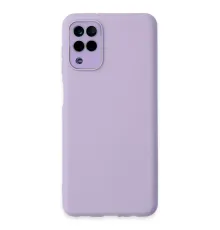 Samsung Galaxy A22 Kılıf Lansman Glass Kapak - Lila