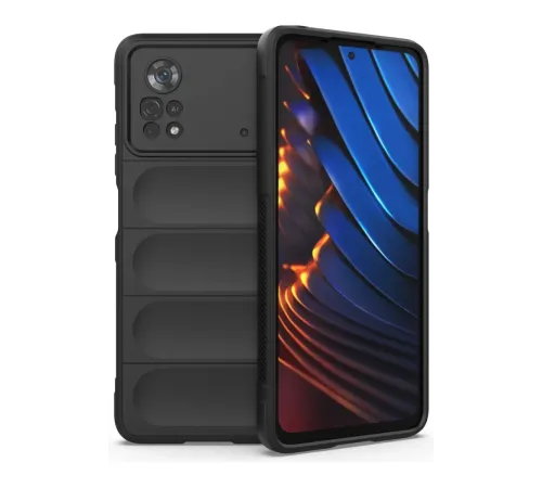 Xiaomi Poco X4 Pro 5G Kılıf Optimum Silikon - Siyah