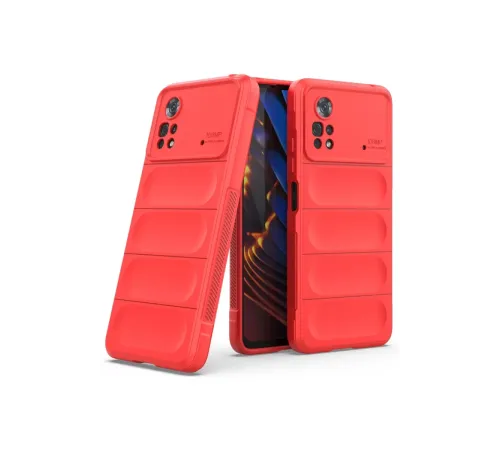 Xiaomi Poco X4 Pro 5G Kılıf Optimum Silikon - Kırmızı