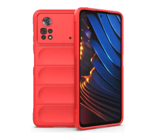 Xiaomi Poco X4 Pro 5G Kılıf Optimum Silikon - Kırmızı