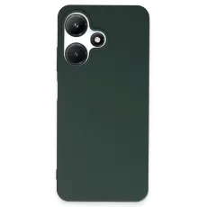 İnfinix Hot 30i Kılıf First Silikon - Koyu Yeşil