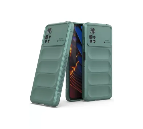 Xiaomi Poco X4 Pro 5G Kılıf Optimum Silikon - Koyu Yeşil