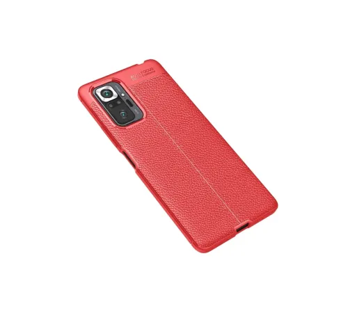 Xiaomi Redmi Note 10 Pro Kılıf Auto Focus Kapak - Kırmızı