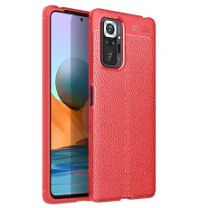 Xiaomi Redmi Note 10 Pro Kılıf Auto Focus Kapak - Kırmızı