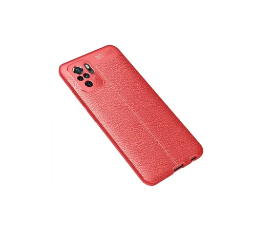 Xiaomi Redmi Note 10 Kılıf Auto Focus Kapak - Kırmızı