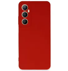 Realme C65 Kılıf First Silikon - Kırmızı