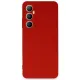 Realme C65 Kılıf First Silikon - Kırmızı