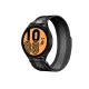 Watch 20mm Metal Mıknatıslı Kordon - Siyah-Beyaz