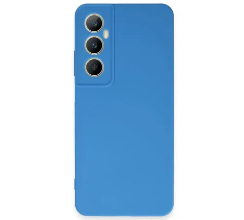 Realme C65 Kılıf First Silikon - Mavi